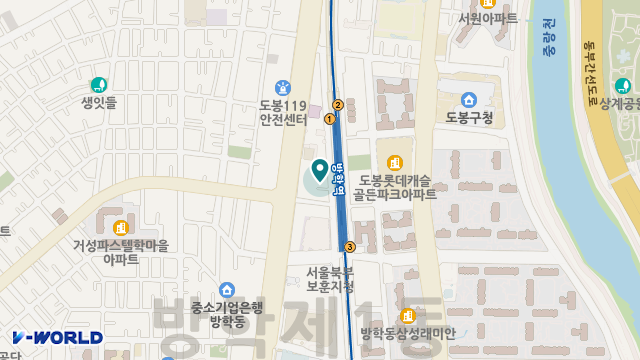 (A)무지개재가복지센터 위치 지도