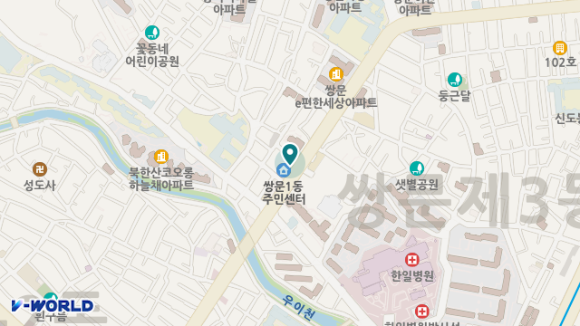 하예성재가복지센터 위치 지도