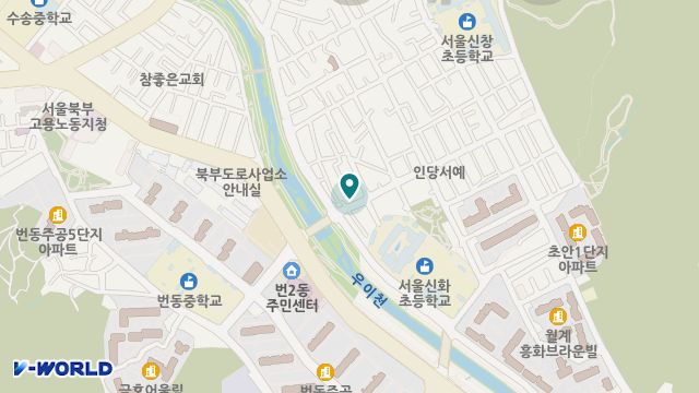 명성재가복지센터 위치 지도