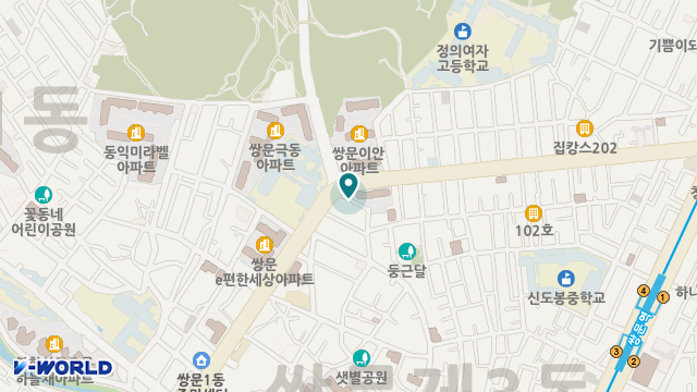 가온재가복지센터 위치 지도