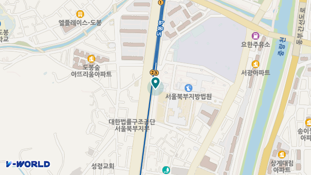 평안드림방문요양센터 위치 지도