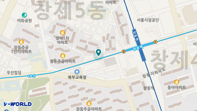 북부온정재가방문요양센터 위치 지도