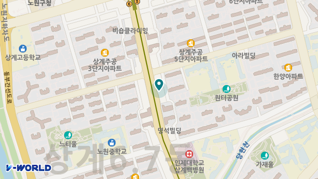 (I)아이실버케어서비스' 노원상계센터 위치 지도