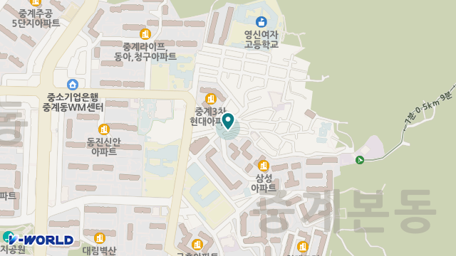 평화실버하우스 위치 지도