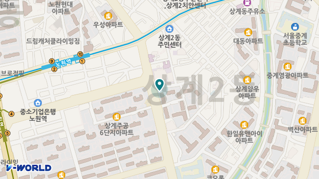 노원실버사랑 간호요양센터 위치 지도