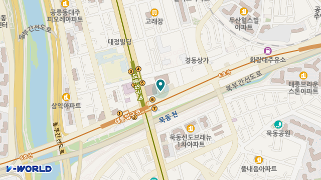 행복실버케어 위치 지도