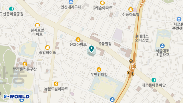 강안홈케어센터 위치 지도