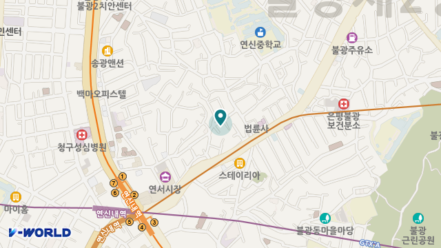 가가한방문요양 위치 지도