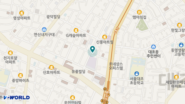 로뎀재가노인복지센터 위치 지도