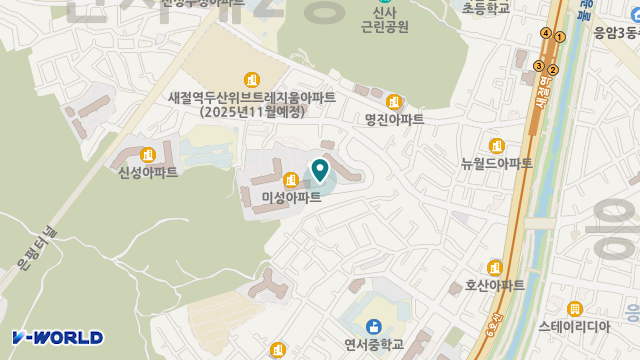 효자손재가복지센터 위치 지도