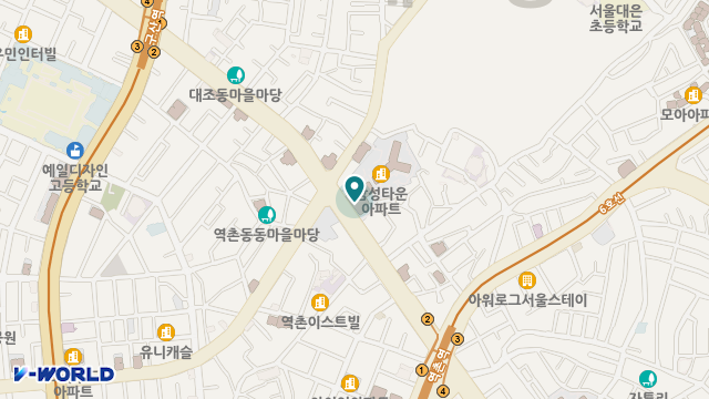 사랑방데이케어 위치 지도