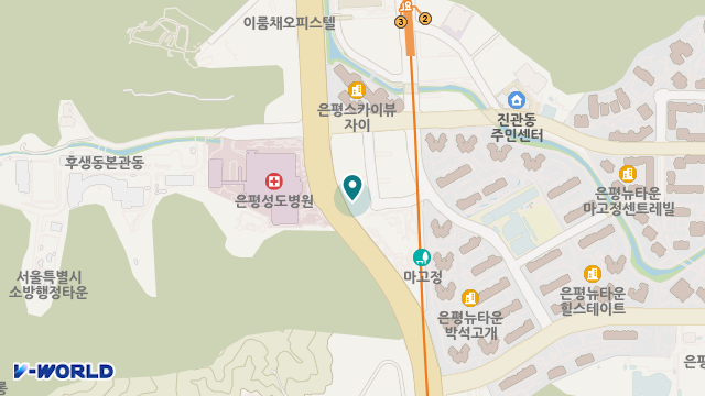 평강의료기 위치 지도