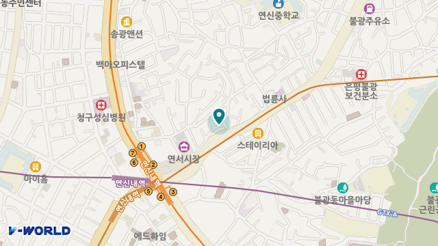 그린실버복지센터 위치 지도