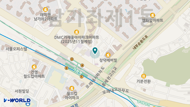 가재울재가장기요양센터 위치 지도