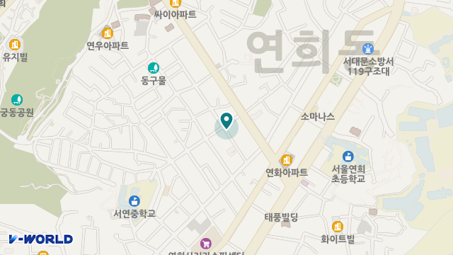 백운재가노인복지지원센터 위치 지도
