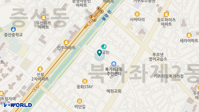 아름다운복지센터 위치 지도