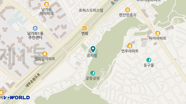 목양복지센터 위치 지도