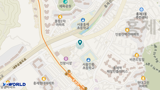 행복재가복지센터 위치 지도