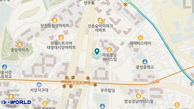 와우노인복지센터 위치 지도