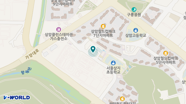상암재가복지센터 위치 지도