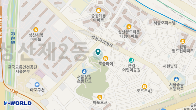 서부 이화사랑 실버센터 위치 지도