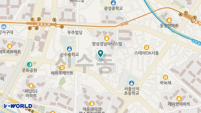 양지 실버복지센터 위치 지도