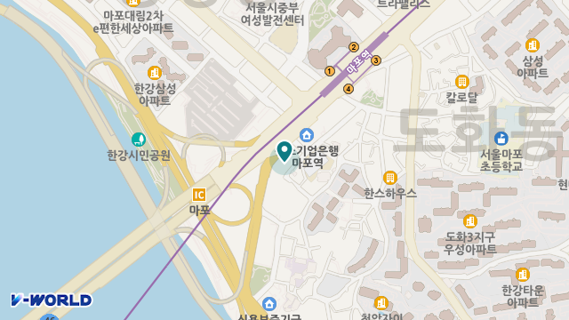 무지개재가복지센터 위치 지도