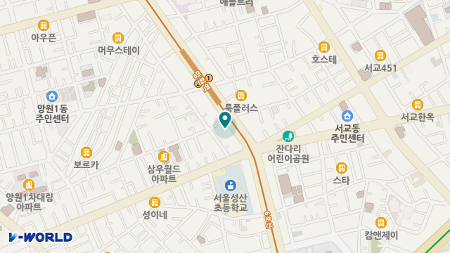 한우리방문요양센터 위치 지도