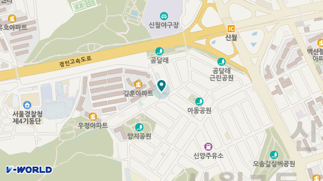 새희망노인복지센터 위치 지도