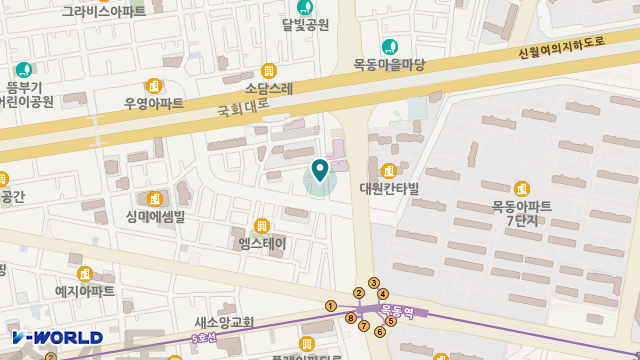 하나의료기 위치 지도