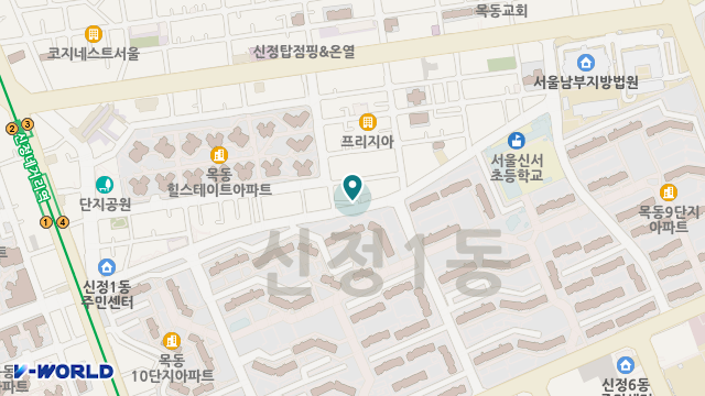 아리아케어 방문요양 양천신정센터 위치 지도