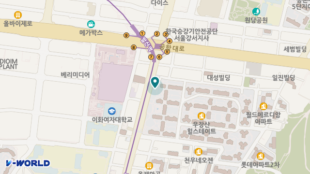 천사희망케어 위치 지도