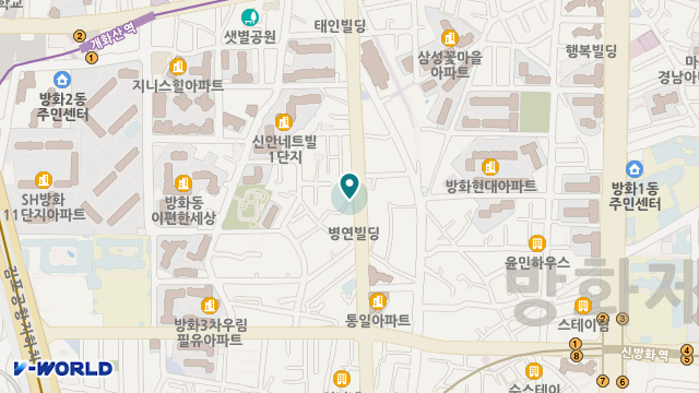 상록홈케어센터 위치 지도