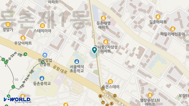 강서스마일재가센터 위치 지도