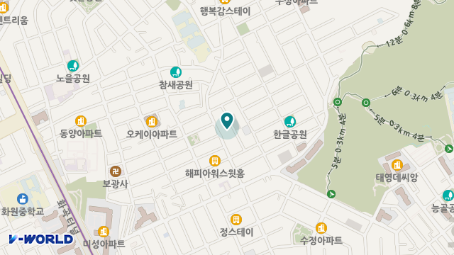 한빛재가노인복지센터 위치 지도