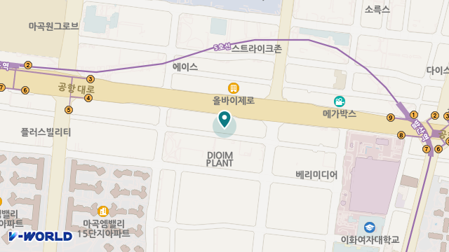 강서재가복지센터 위치 지도
