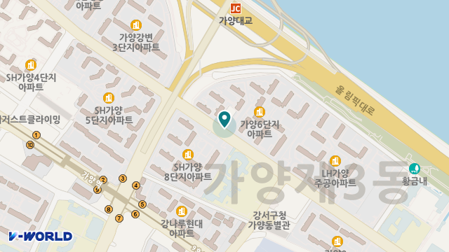 강서해누리재가복지센터 위치 지도
