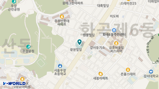 강서서연재가복지센터 위치 지도