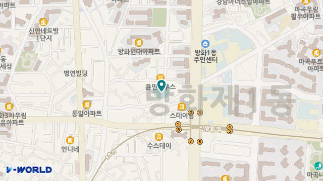 한강재가복지센터 위치 지도