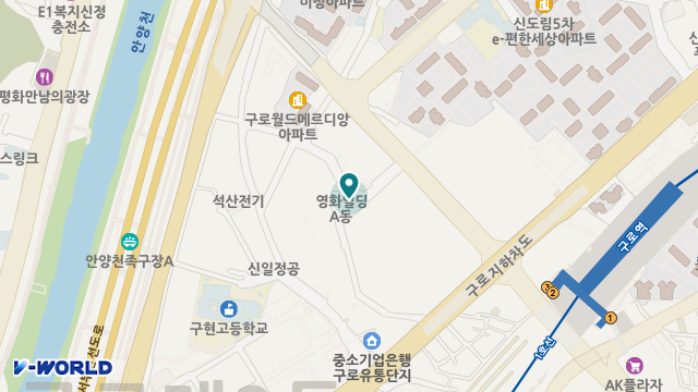 구로나누미 노인복지센터 위치 지도