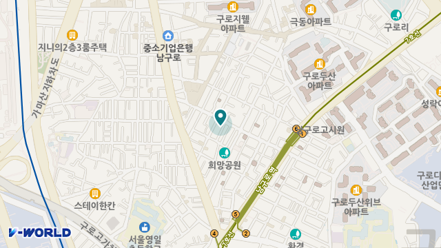 민들레노인복지센터 위치 지도