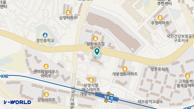 중앙회재가요양센터 위치 지도