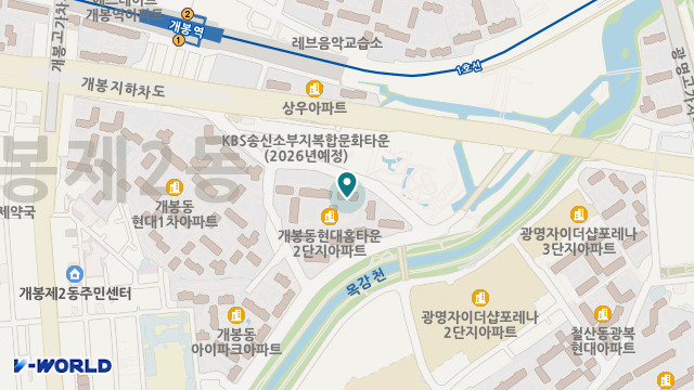 행복동행재가복지센터 위치 지도