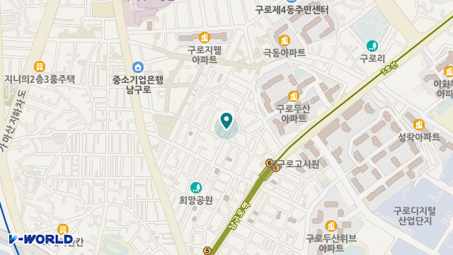 샘물재가복지센터 위치 지도