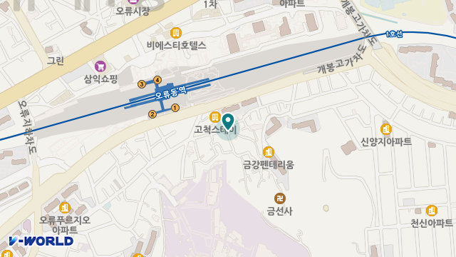 구로하나재가방문요양센터 위치 지도