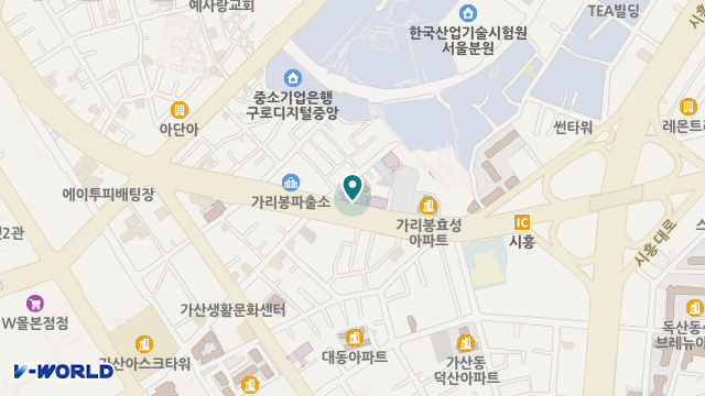 사랑나눔케어 위치 지도