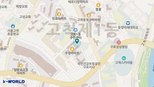 아리아케어 방문요양 구로개봉센터 위치 지도