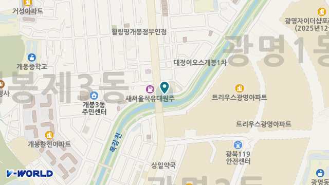 강이보이는장기요양센터 위치 지도