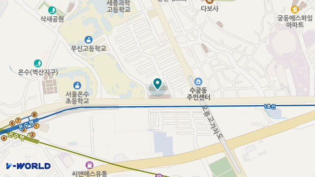 서울한마음재가복지센터 위치 지도