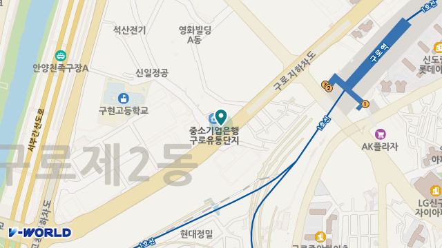 우리재가노인복지센터 위치 지도